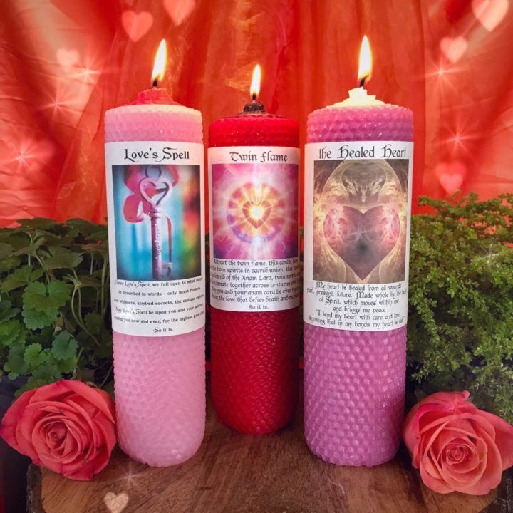 Divine Love Intention Candle Trio