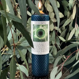 Releasing Beeswax Intention Candle