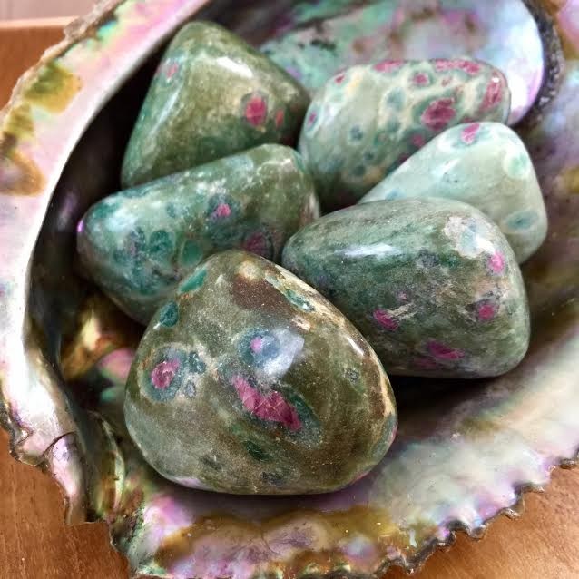 Huge Juicy Ruby Fuchsite - The stone of achievement