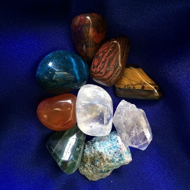 Focus & Clarity gemstone set - Gem allies for getting clear about your life and staying the course