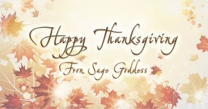 Thanksgiving Invocation From Sage Goddess