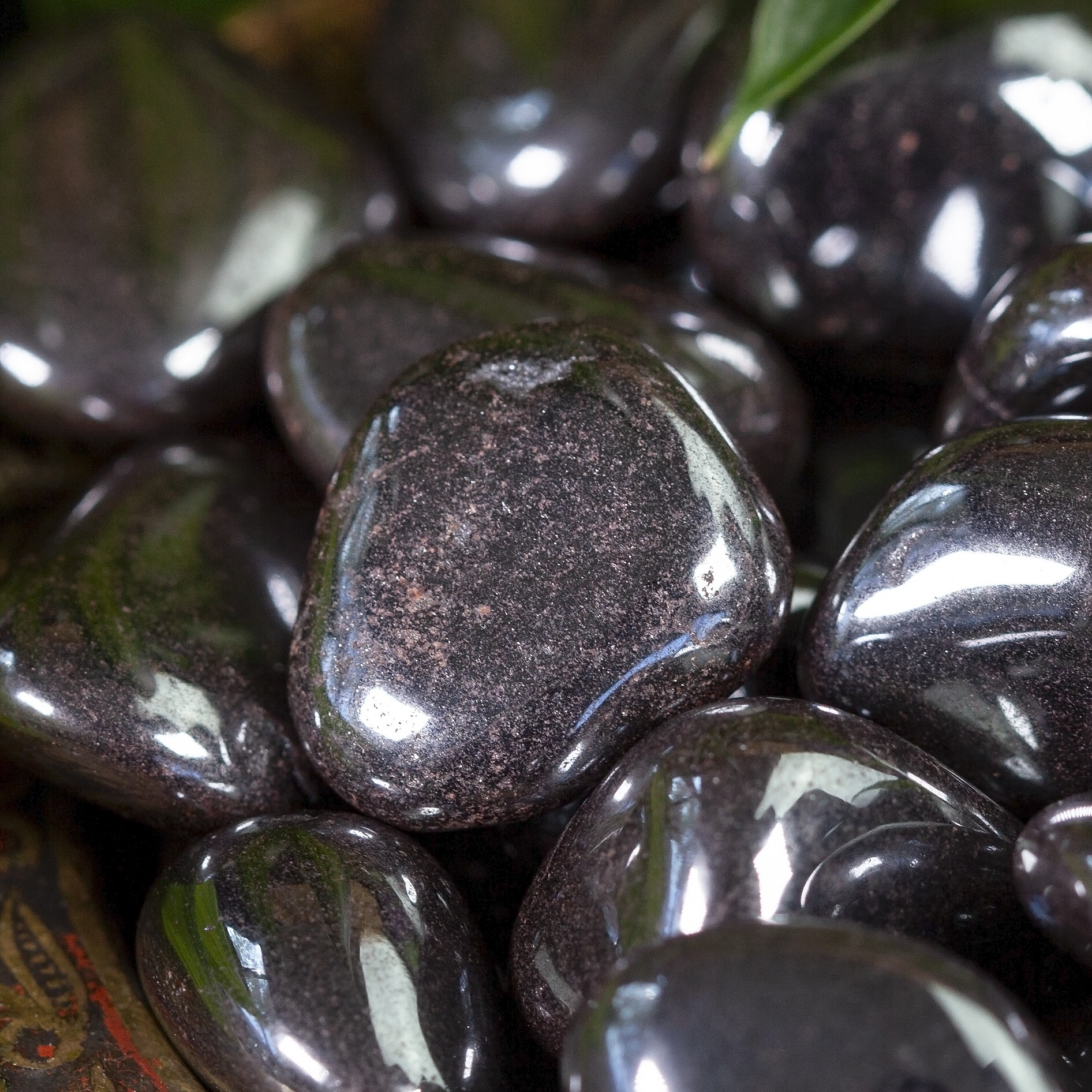 Tumbled Hematite for gentle grounding and protection