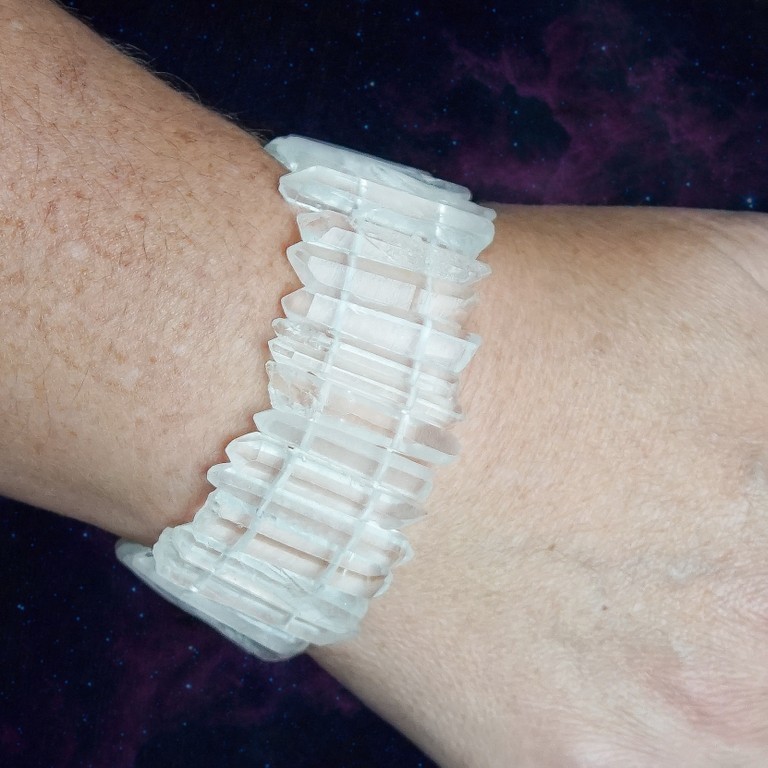 Double Terminated Clear Quartz Bracelets to magnify your intentions