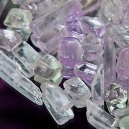 Tumbled Kunzite Crystals