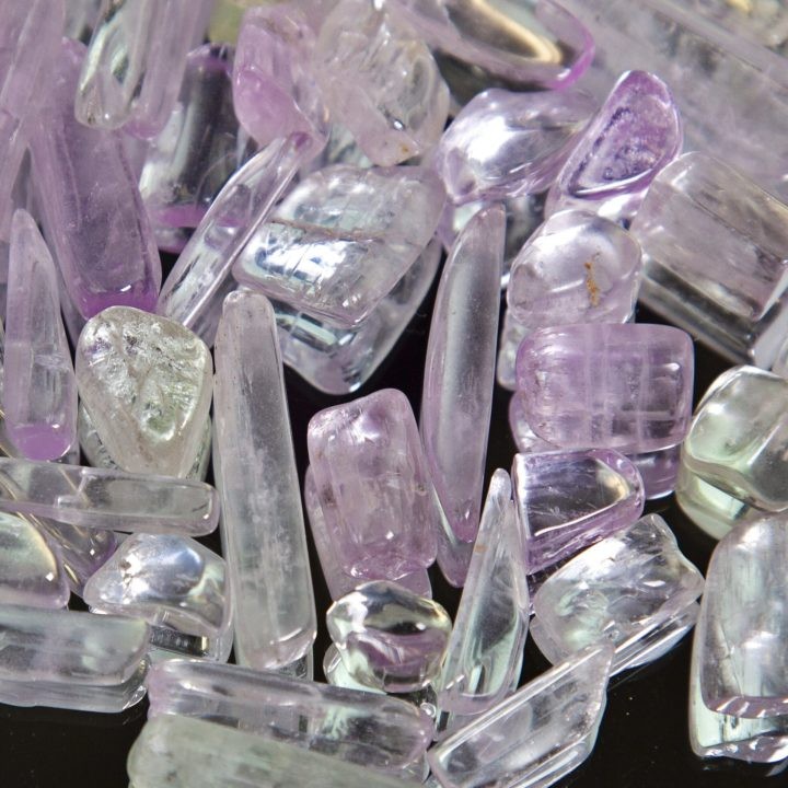 Tumbled Kunzite Crystals