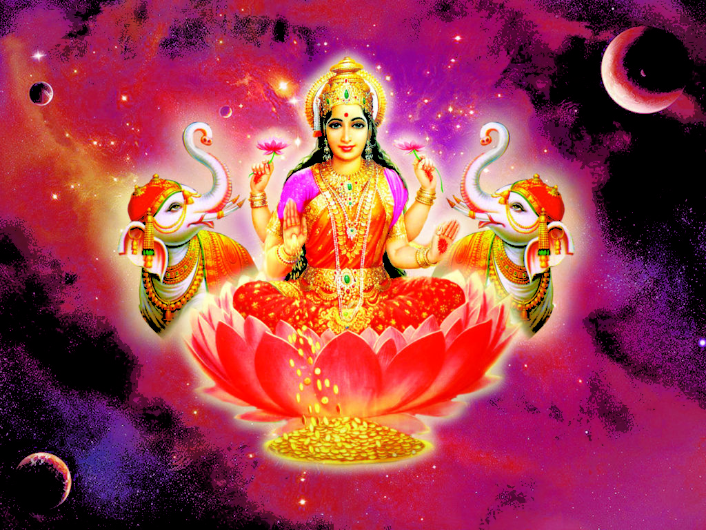 Maa MahaLakshmi Devi Laxmi Goddess of Wealth