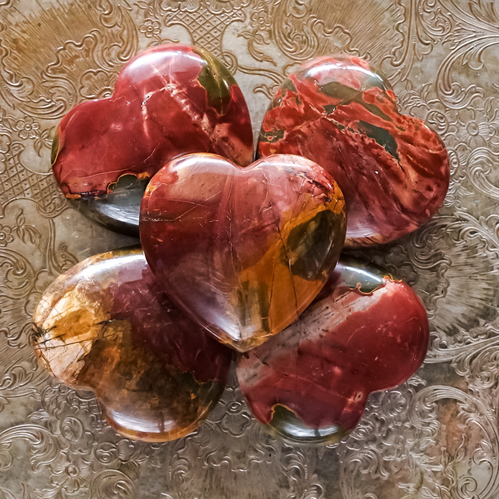 red creek jasper hearts