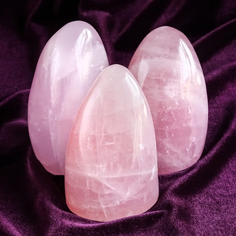 Rose Quartz Pillars For An Infusion Of Self Love And Heart Healing