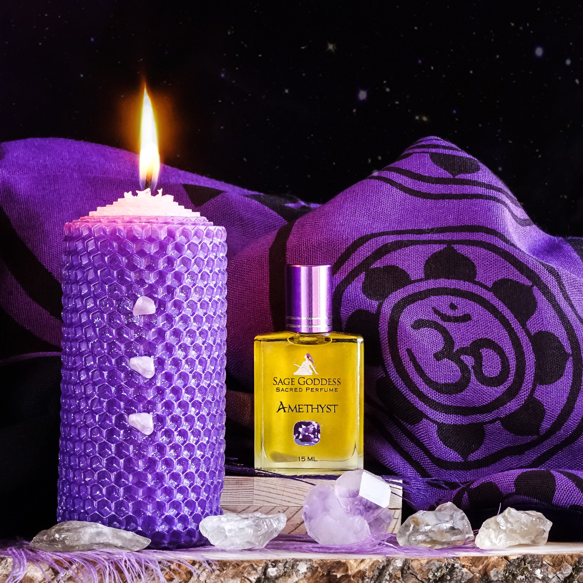 February Month of Magic amethyst balance and peace set