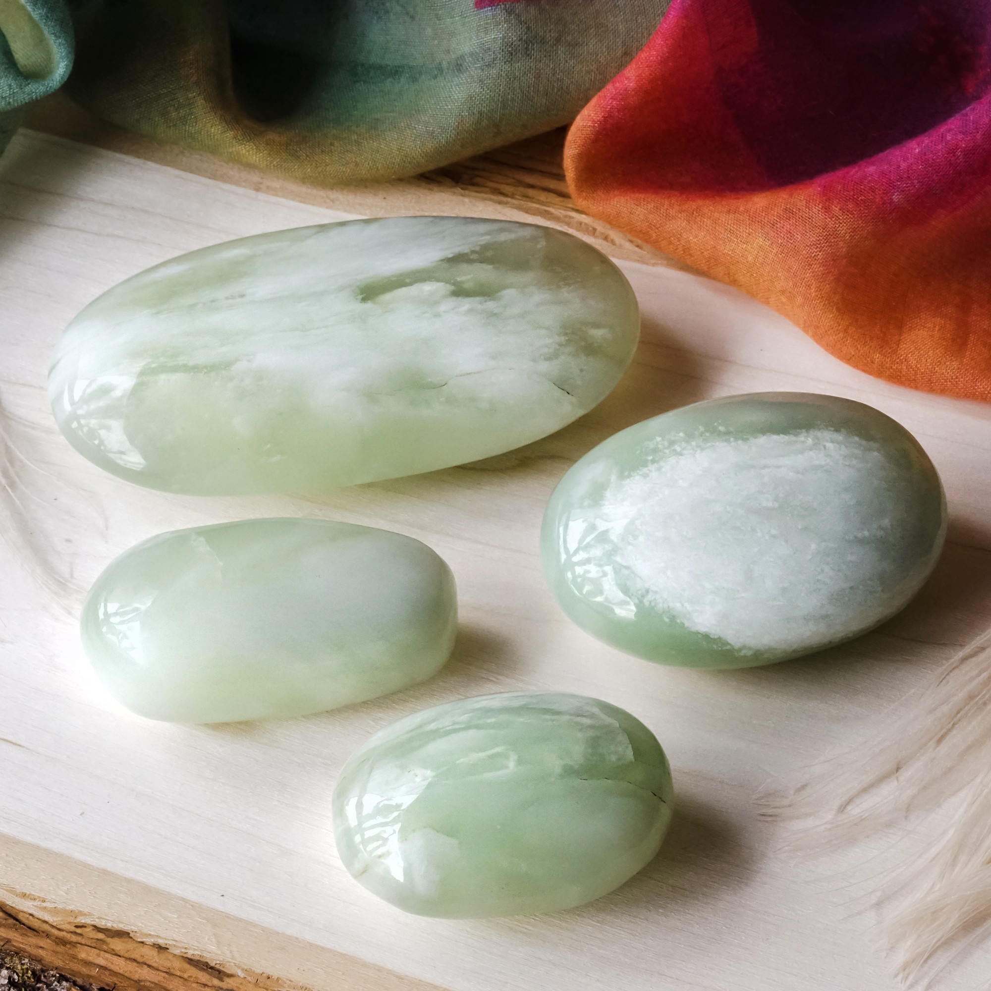 jade palm stone crystals