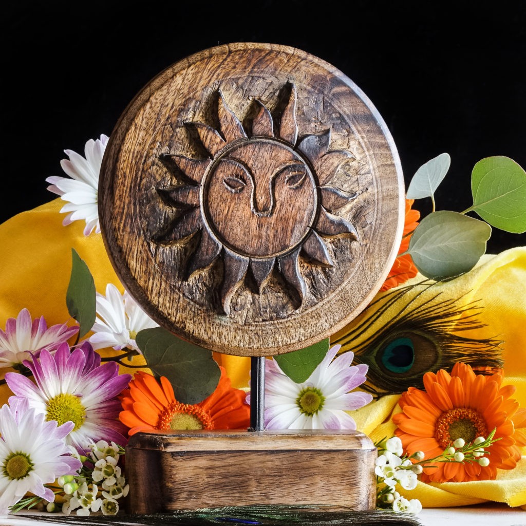 wooden sun stacker