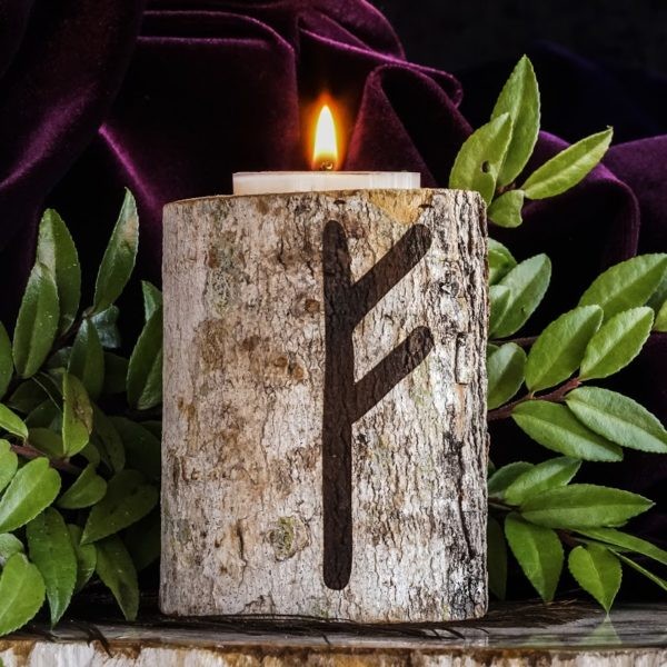 April Month of Magic Uruz and Fehu Runes Set for strength and fortune