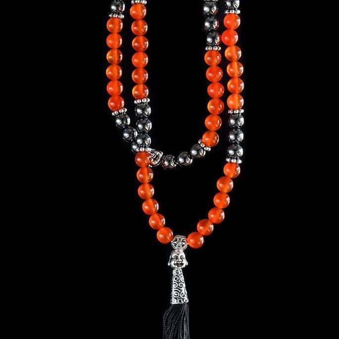 mala bead crystal necklaces