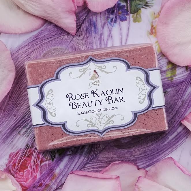 rose kaolin beauty bar