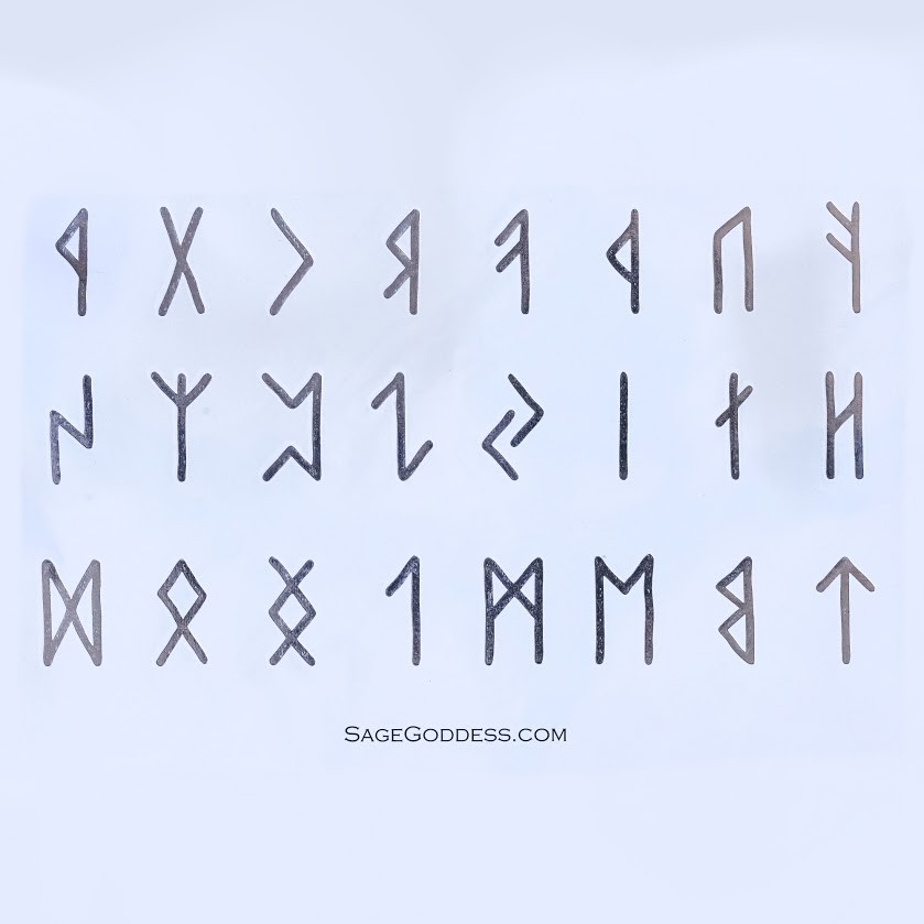 silver runes tattoos