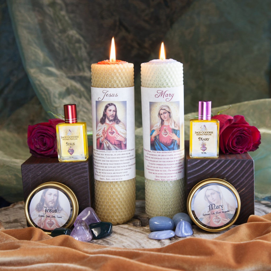 Home Shop Ritual Sets Ritual Set Honoring Jesus and Mary