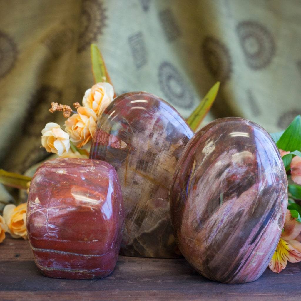Petrified Wood Pillars for earth magic and powerful grounding