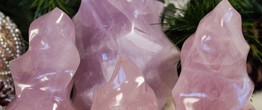 lavender rose quartz flame