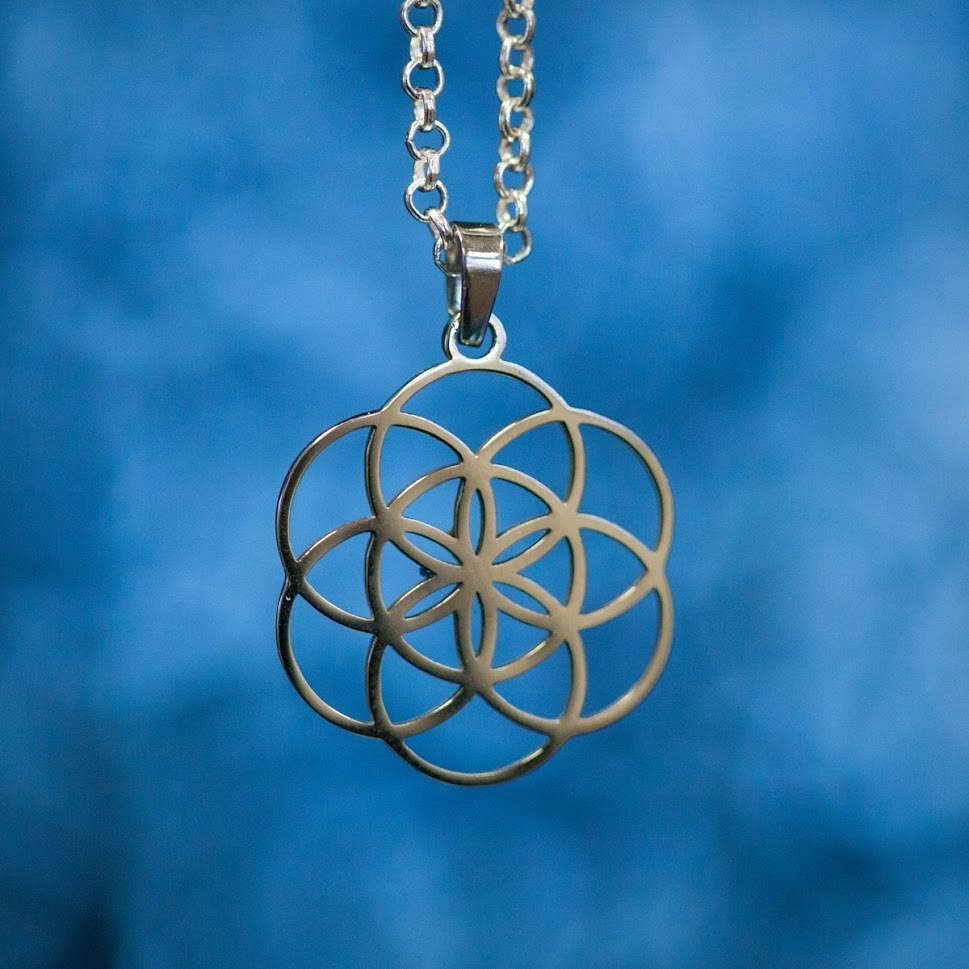 Silver Seed Of Life Pendant