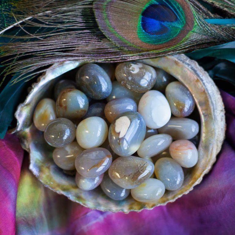 Tumbled Agate for enhancing strength and stability