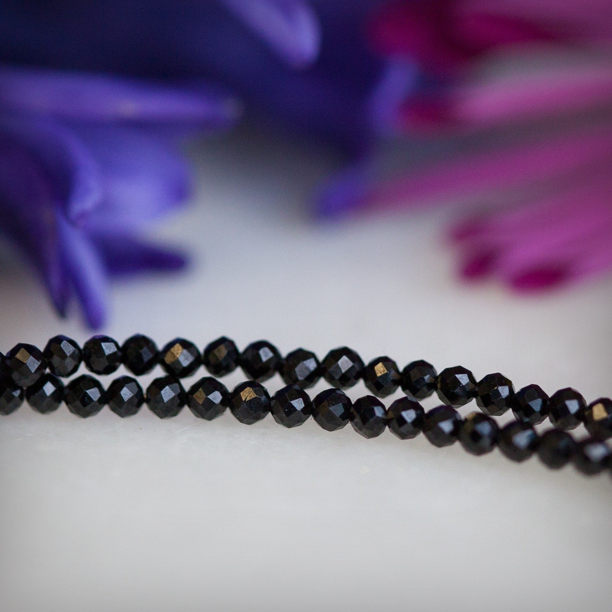 Black spinel necklaces secondary