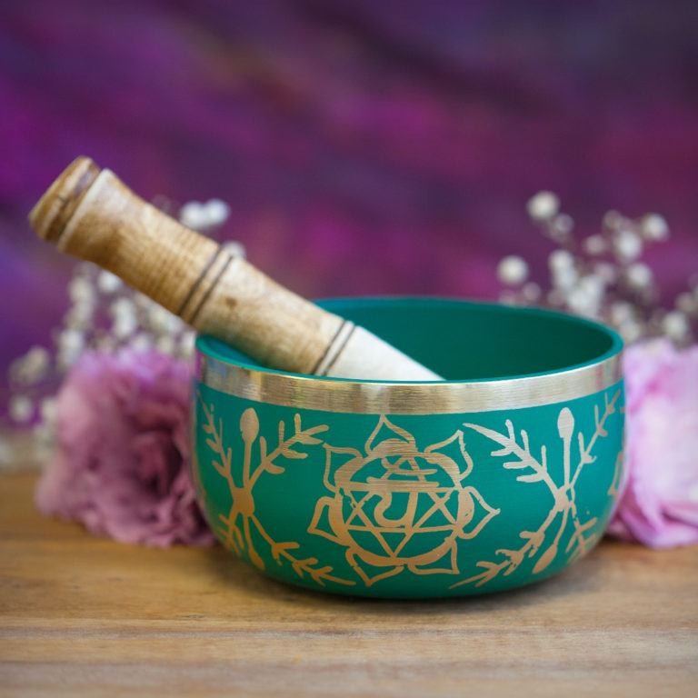 Heart Chakra Singing Bowls for kindness, compassion, and channeling