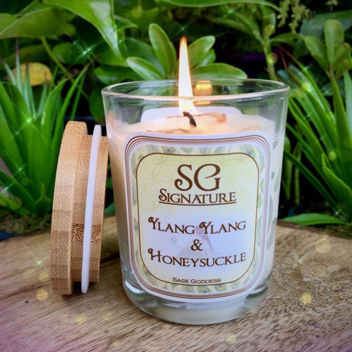 SG Signature Ylang Ylang and Honeysuckle Intention Candle