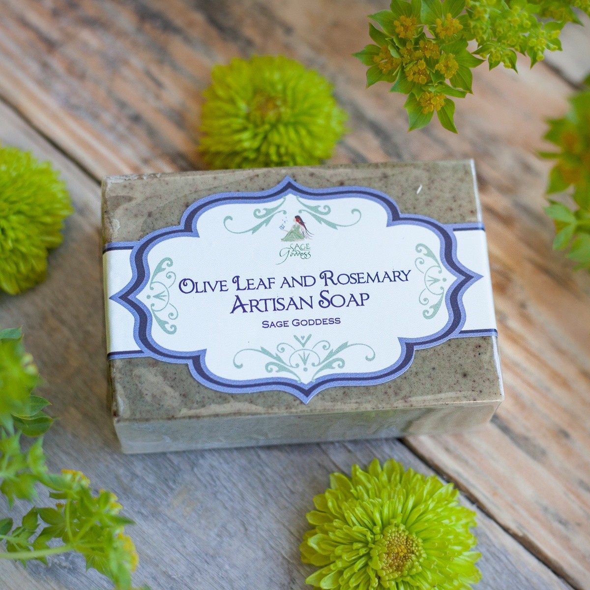 Olive Leaf & Rosemary Artisan Soap 5_25