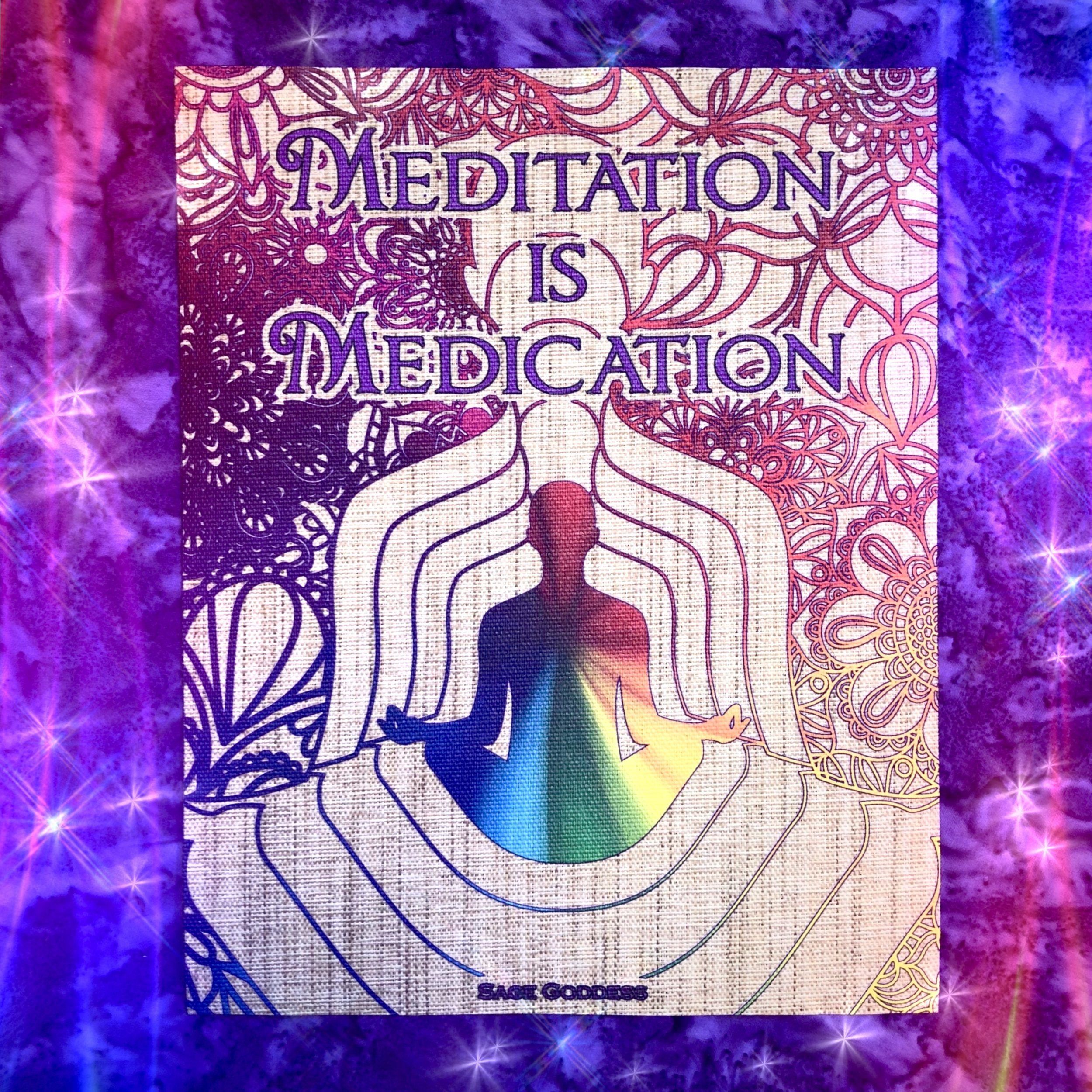 Sacred_Goddess_Canvas_Art_DD_Meditation_is_the_Medication_7of9_8_8