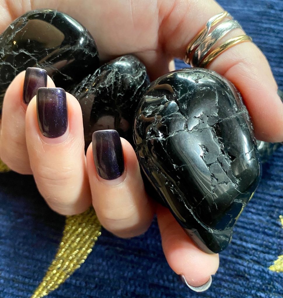 Tumbled Black Tourmaline for protection and grounding