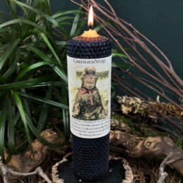 Grounding Beeswax Intention Candle