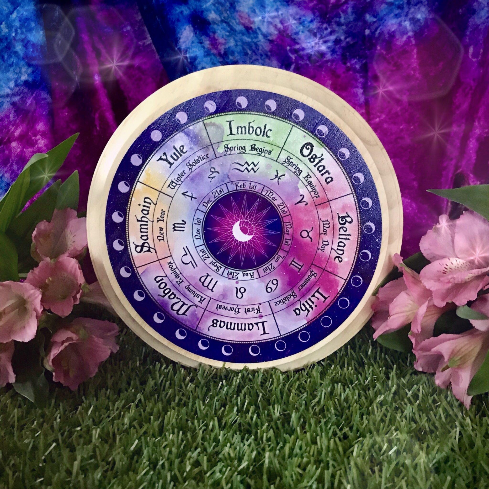 Wheel Of The Year Altar Plates For Continuity Harmony And Wholeness