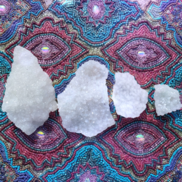 Spiritual Awareness White Apophyllite Crystal Clusters