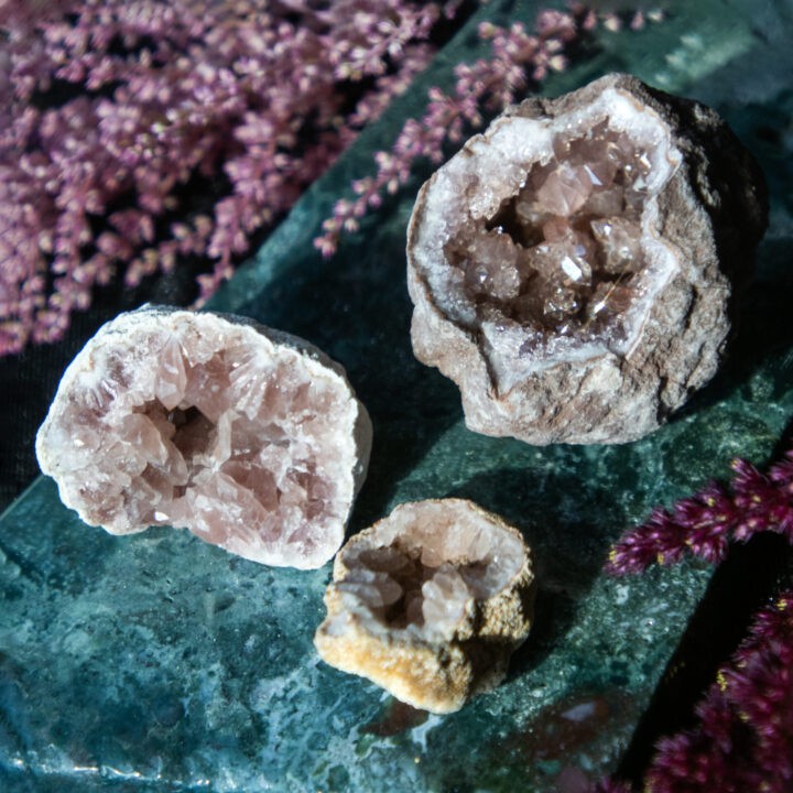 Heart Healing Pink Amethyst Geode