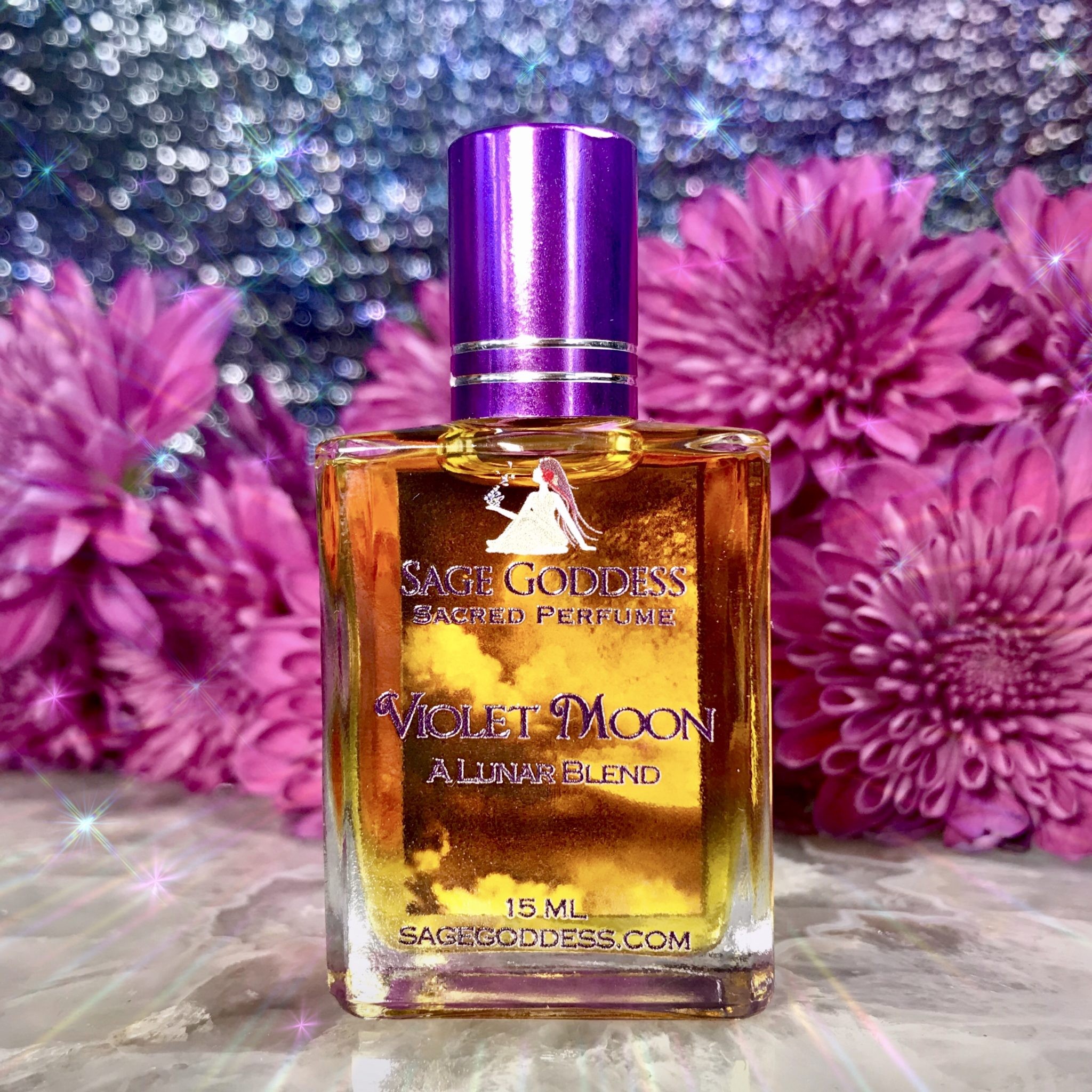 Violet Moon Perfume For Violet Flame And Crown Chakra Magic
