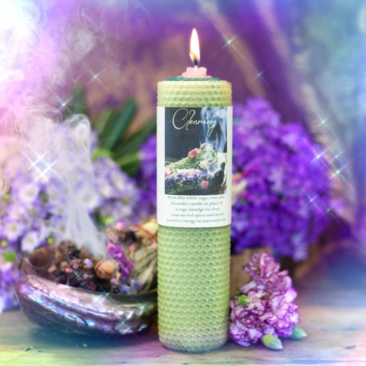 Clearing Beeswax Intention Candle_8_6_1of1