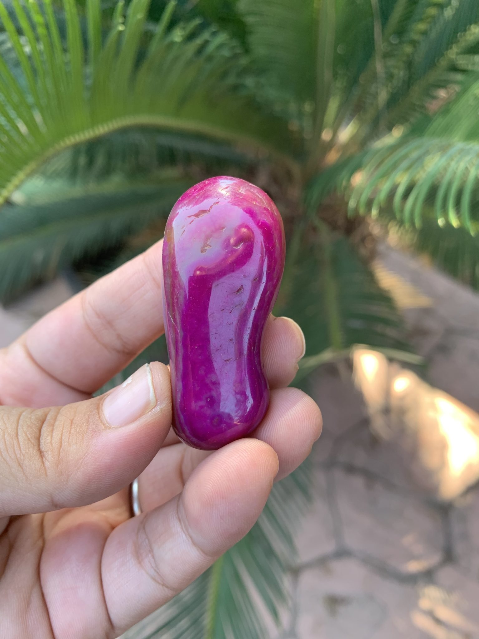 fuschia agate