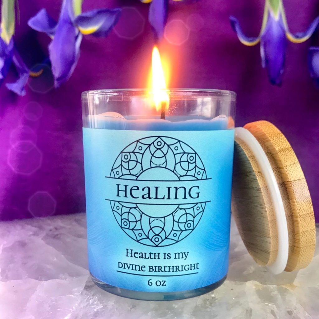 Healing Intention Candles for mindfully focused wellness