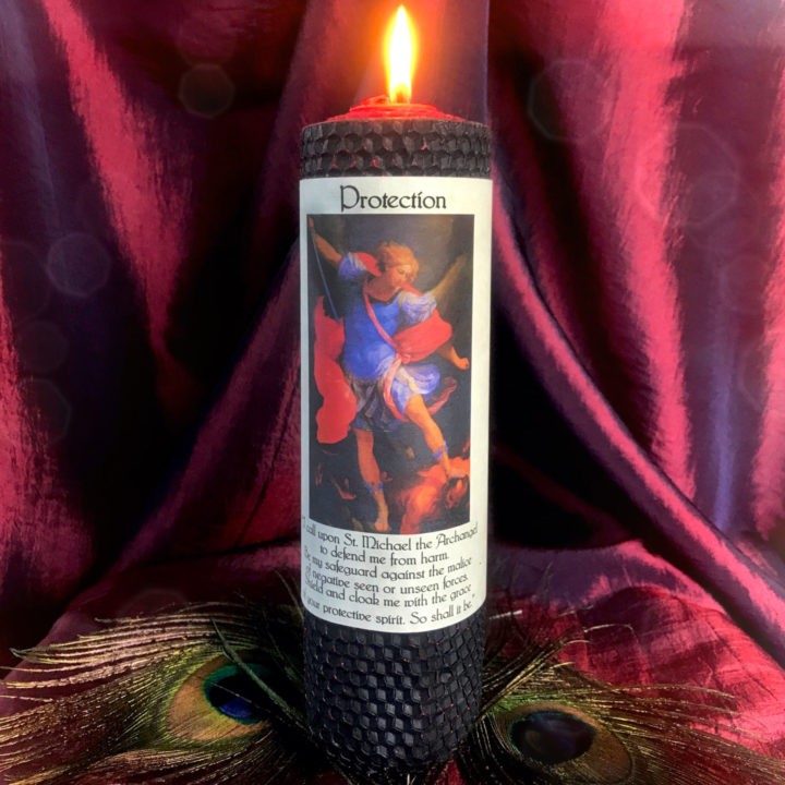 Protection Beeswax Intention Candles