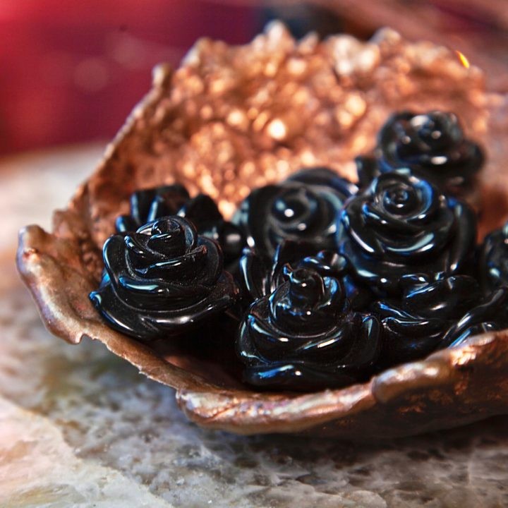 Black Obsidian Roses