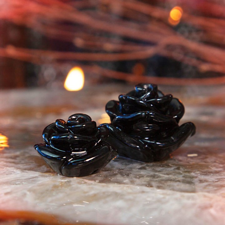 Black Obsidian Roses
