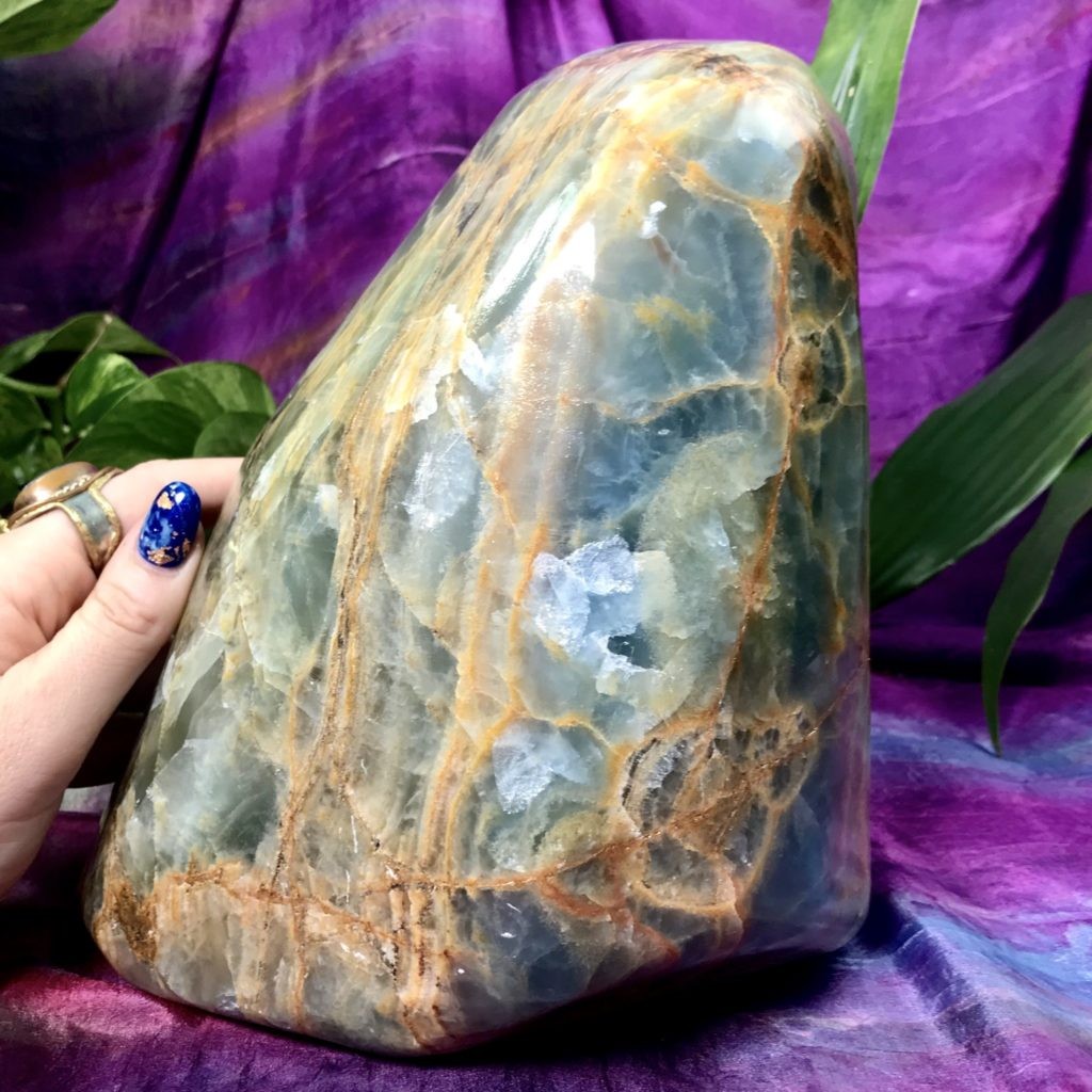 Gemstone Sale: Blue Lemurian Calcite Pillar