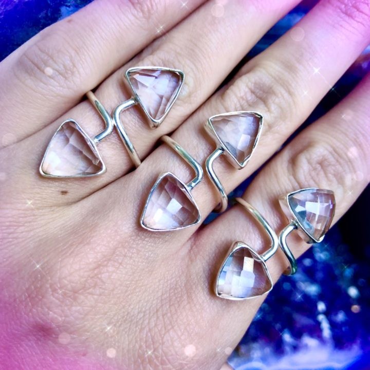 Clear Quartz Rings