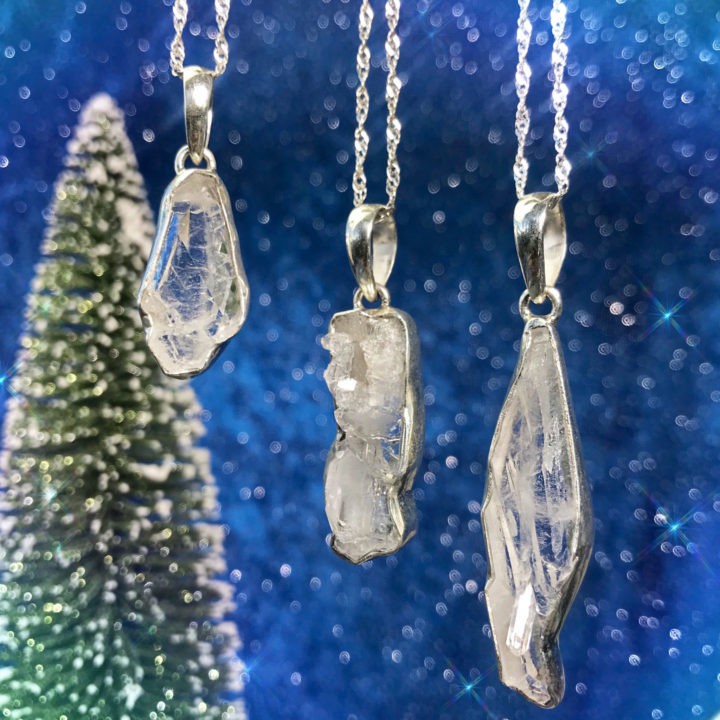 Faden Quartz Relationship Healing and Connection Pendants