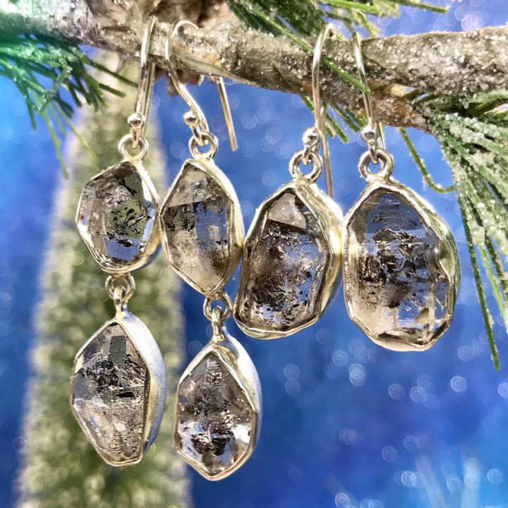 Herkimer Diamond Sisterhood Drop Earrings