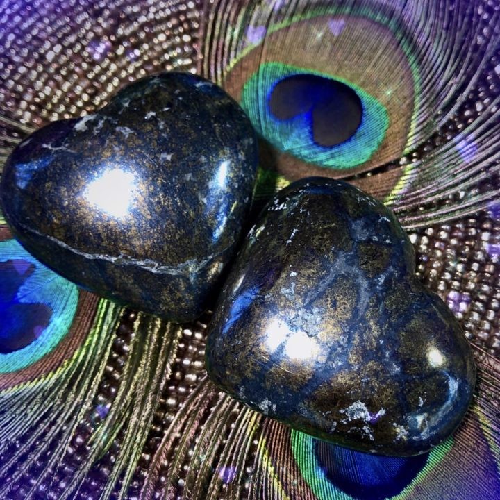 Intuitive Dream Space Covellite Hearts