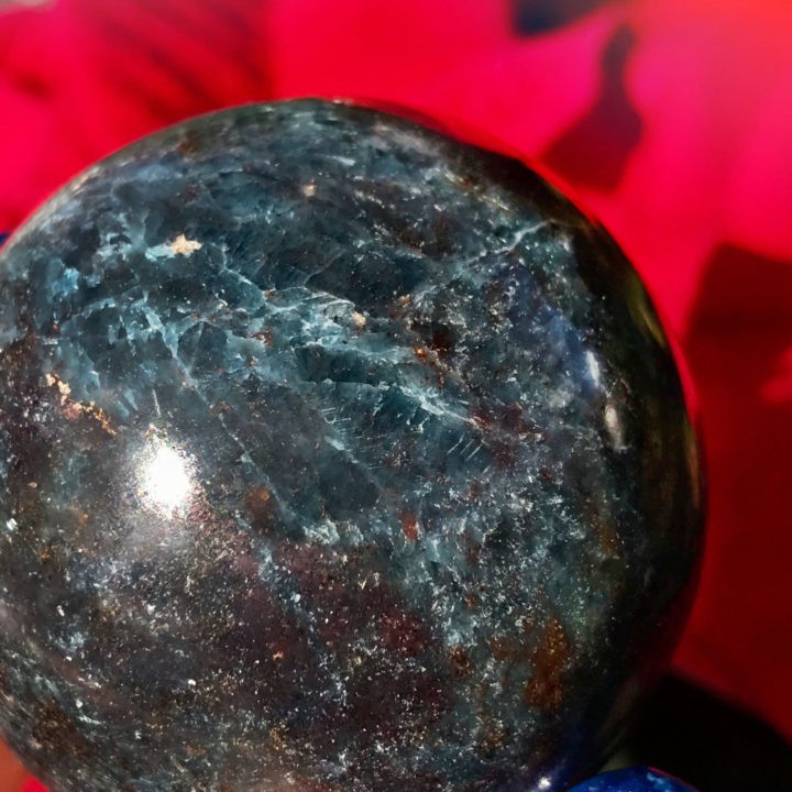 Love and Alignment Ruby and Kyanite Spheres with Kyanite Perfume