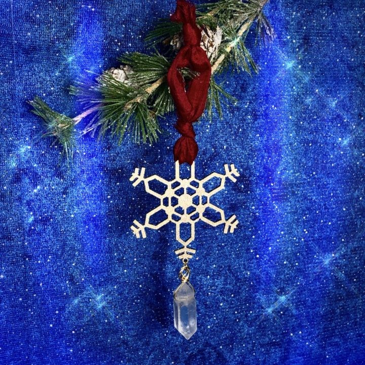 Shimmering Snowflake Holiday Ornaments