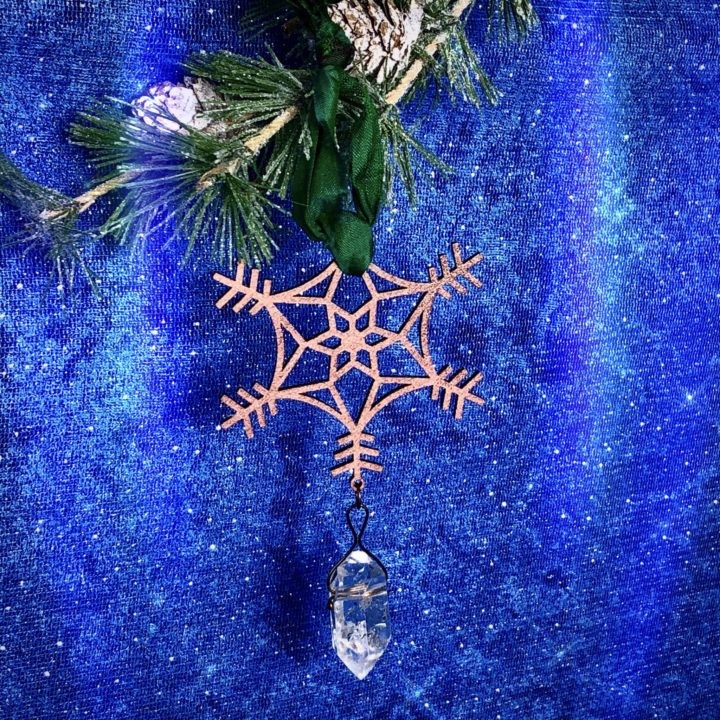 Shimmering Snowflake Holiday Ornaments