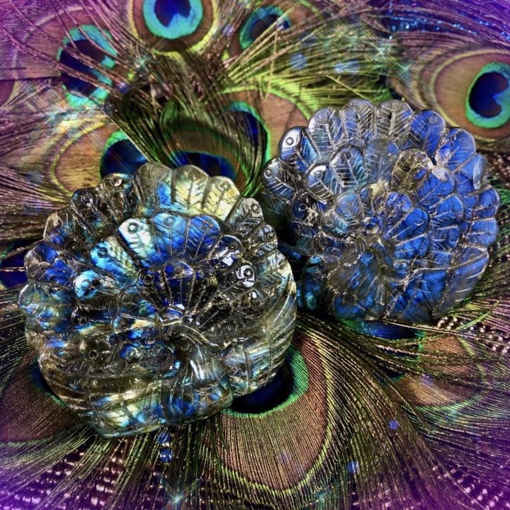 Spark Your Imagination Labradorite Peacocks